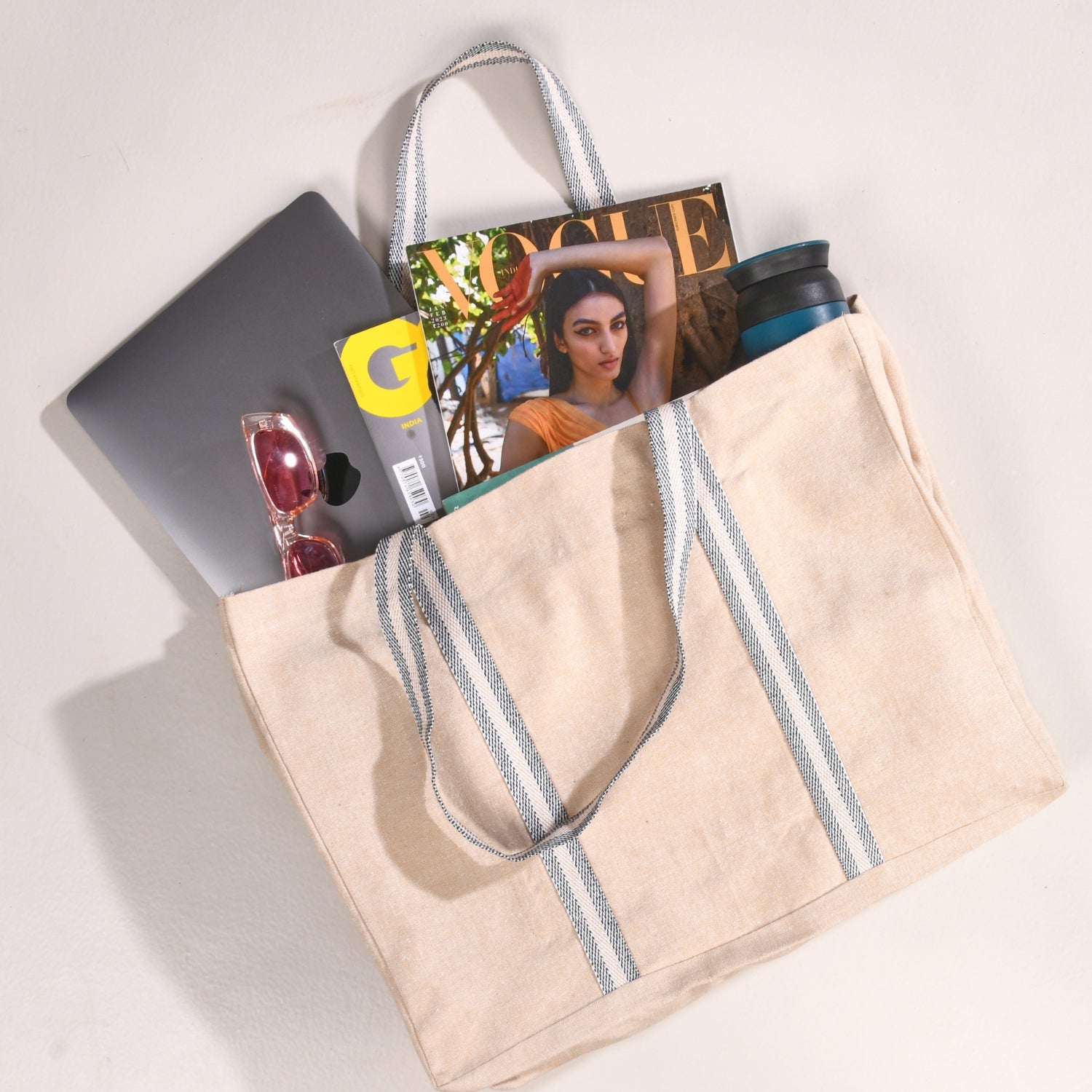 Everyday Shopper 100% Recycled Cotton Sand – Folkulture India