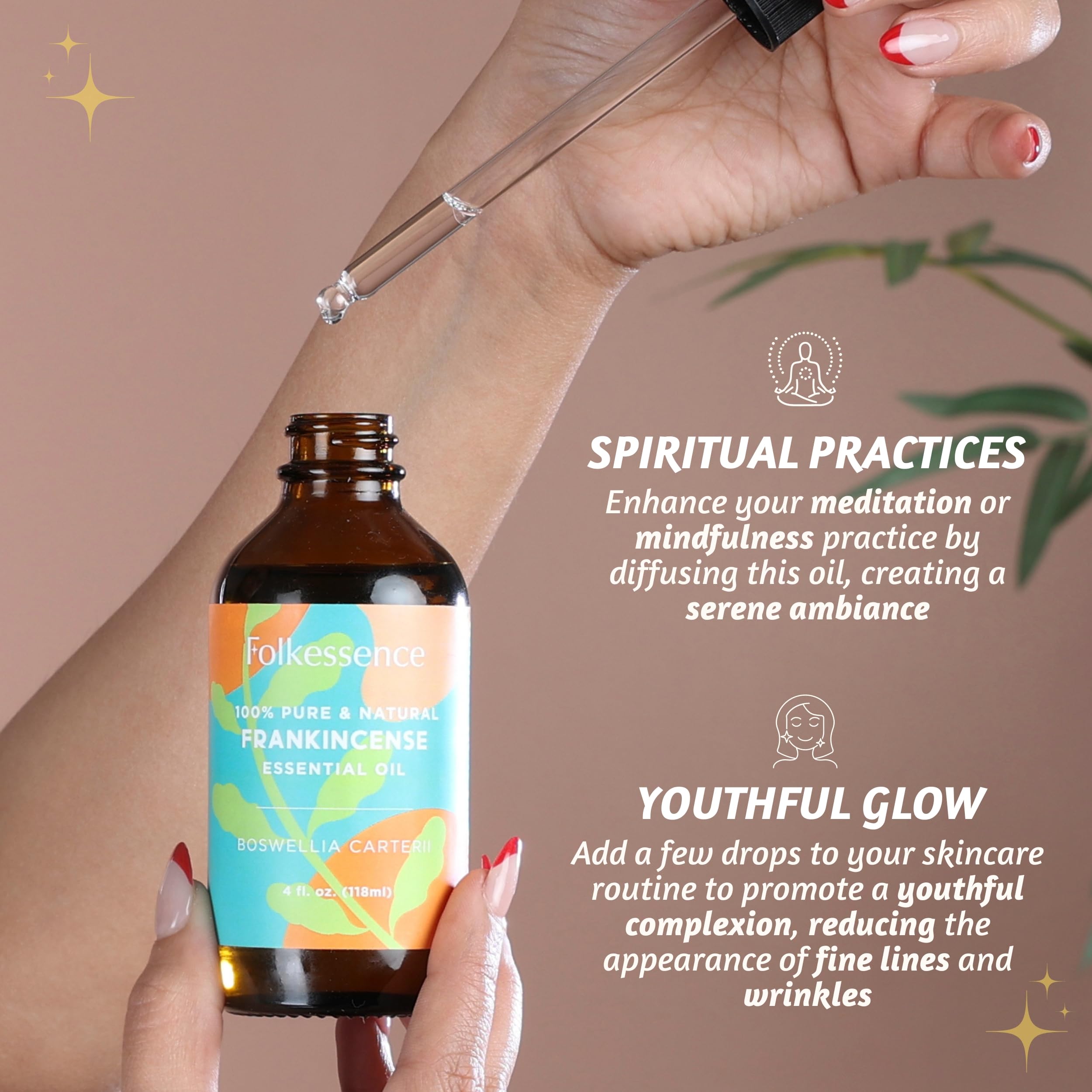 Folkulture 118 ml Pure Essential Oils Singles - Frankincense