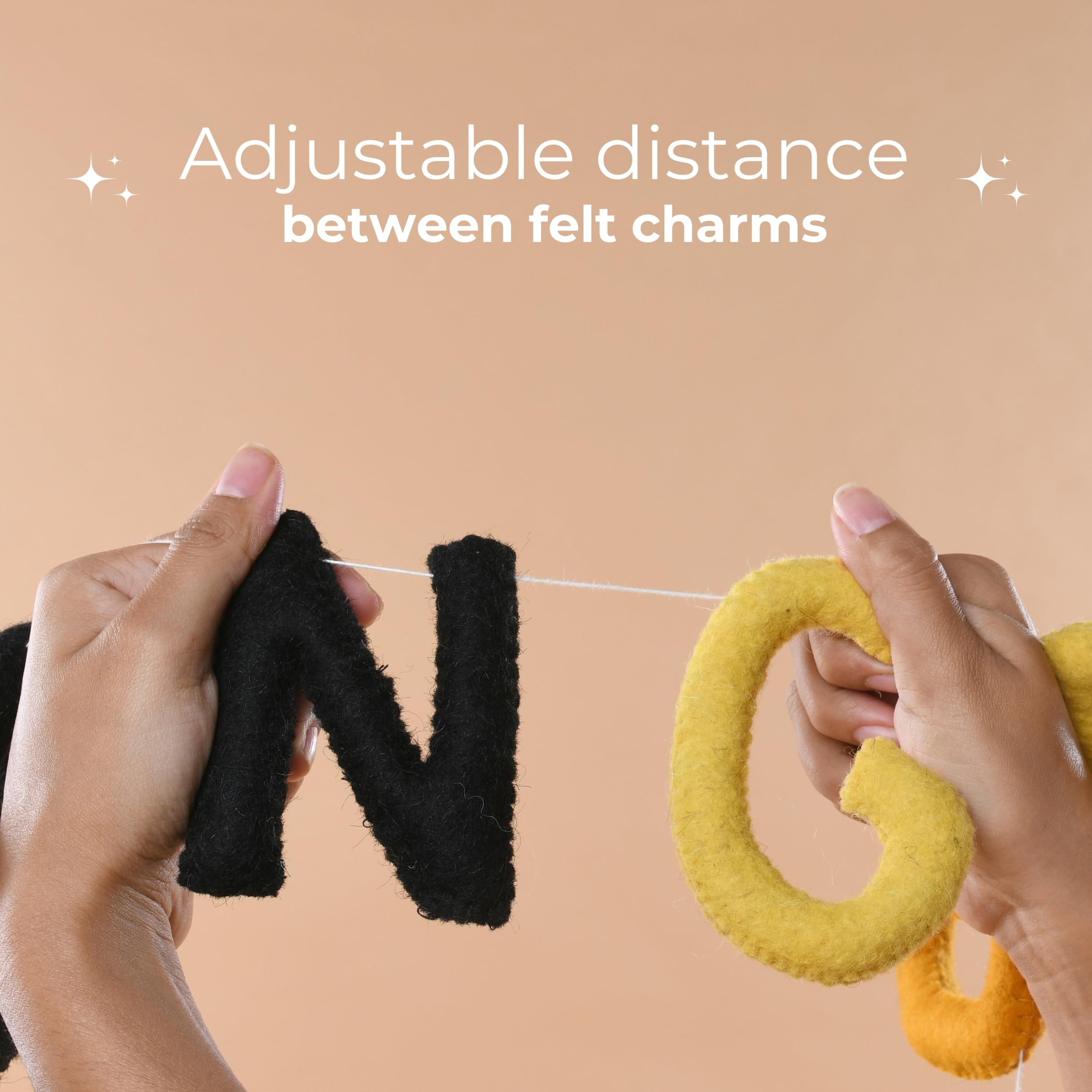 Folkulture 72" Kids Felt Garlands - Congradulations