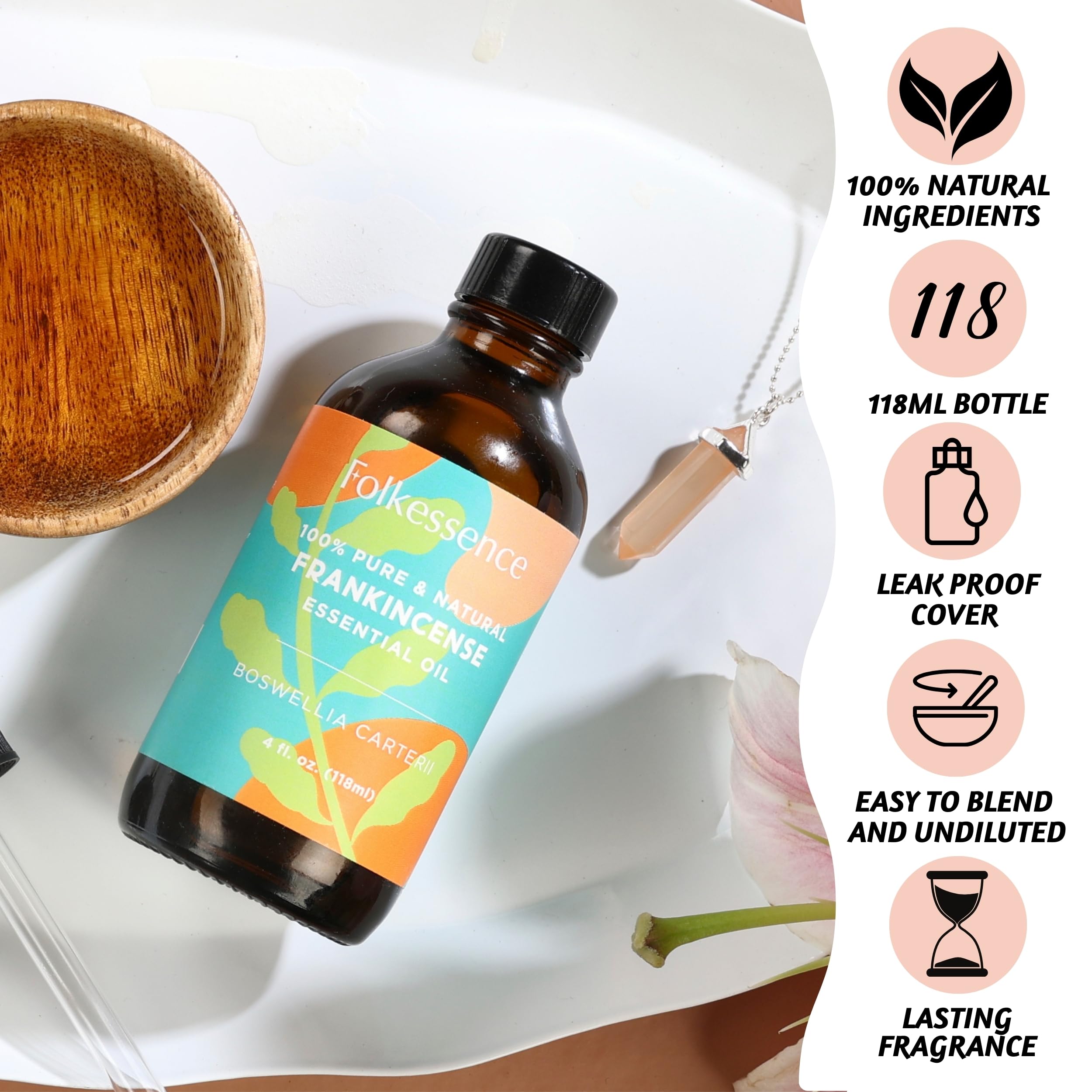 Folkulture 118 ml Pure Essential Oils Singles - Frankincense