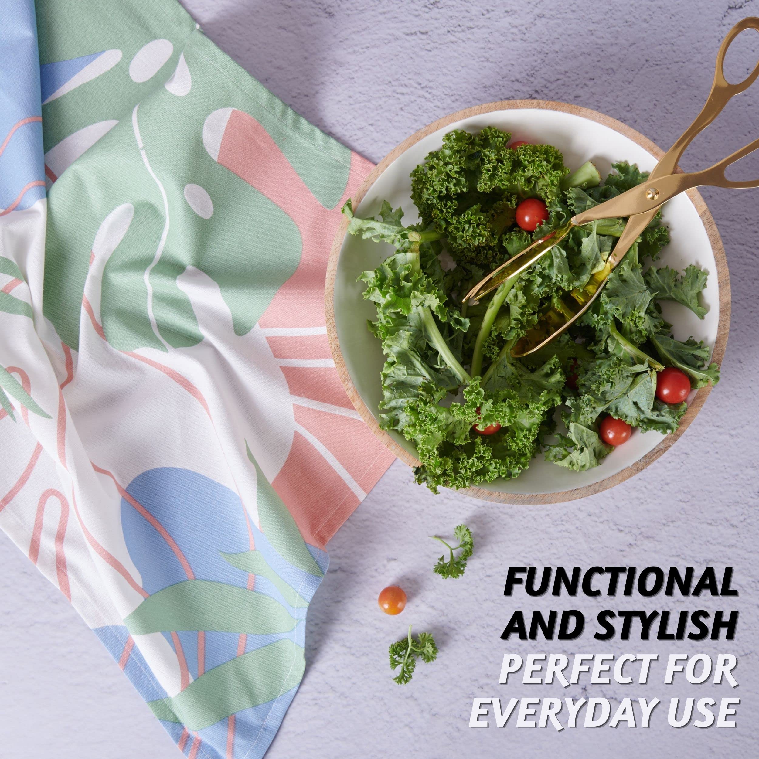 Folkulture 20" x 26" Abstract Faces Kitchen Towel